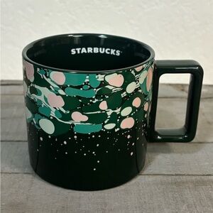 Starbucks | Holiday 2022 Venetian Marble Forest Green Design Ceramic Mug
